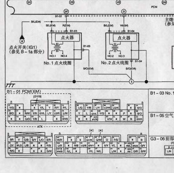 2005年海马福美来发动机电路图
