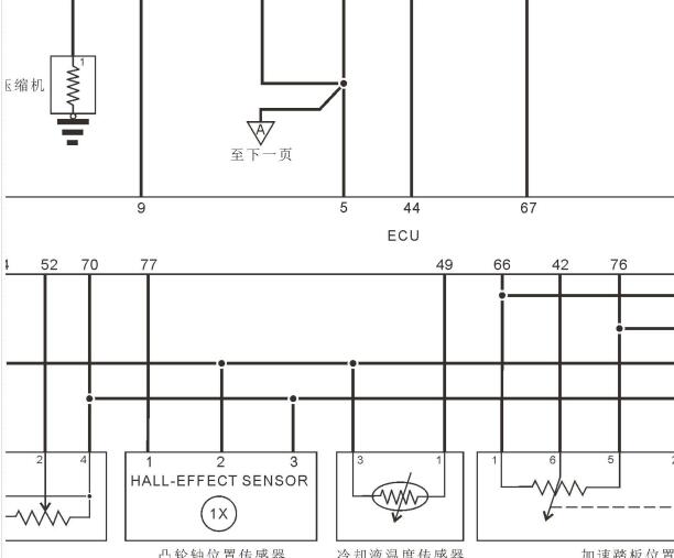 新晨动力4A15发动机电路图
