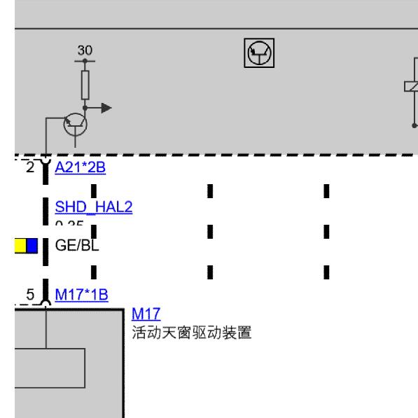 2020年宝马330活动天窗电路图