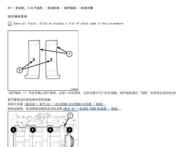 2017年吉普牧马人发动机大瓦小瓦维修资料