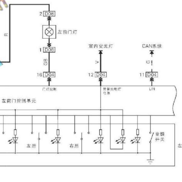 2013-2015年力帆720车身防盗相关电路图
