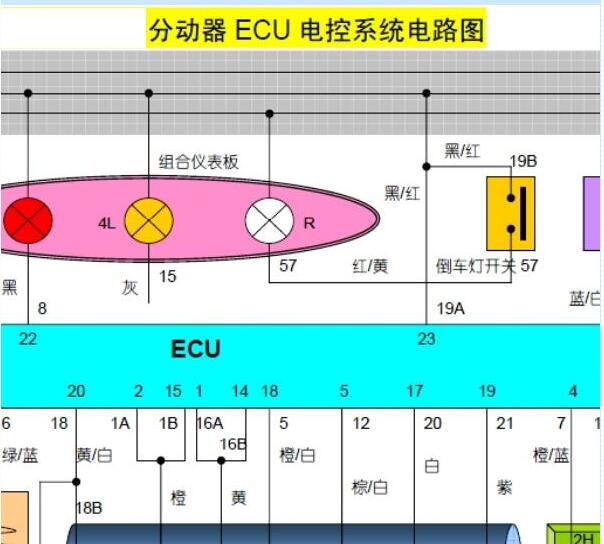 郑州日产锐骐四驱电路图