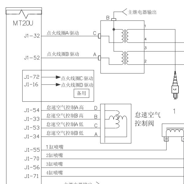2009年长城嘉誉发动机点火线圈电路图