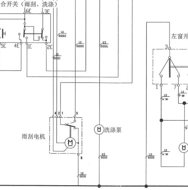 2011-2015年依维柯雨刮电路图.
