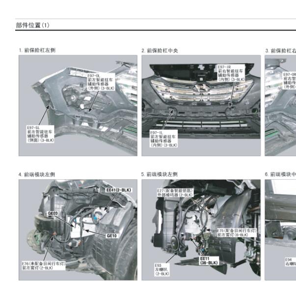 2014年现代格越全车元件位置