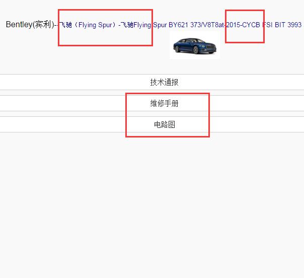 2015年宾利飞驰全车资料.