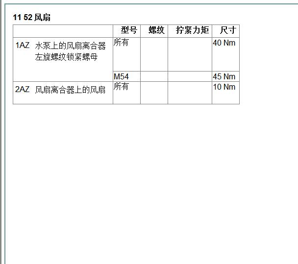 2018年宝马630LI电子水泵扭矩
