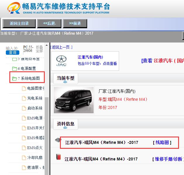 2017年江淮瑞风M4 1.9柴油版电路图