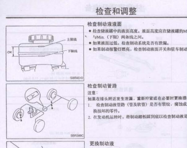 2009年郑州日产锐骐制动系统维修手册