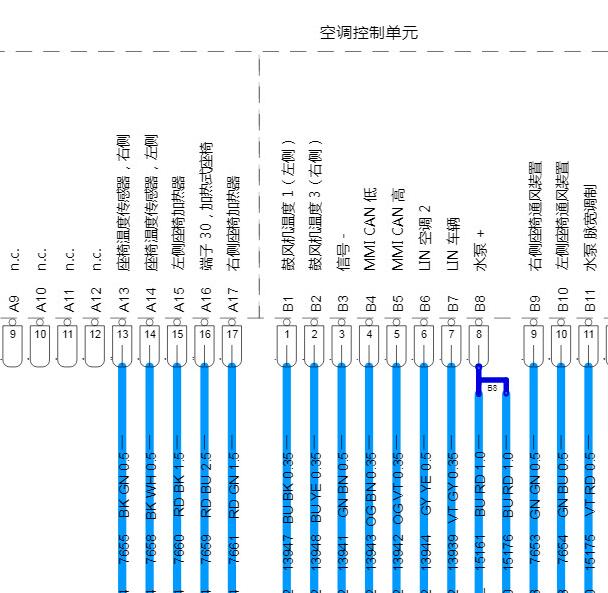 2023年保时捷Macan S空调电路图