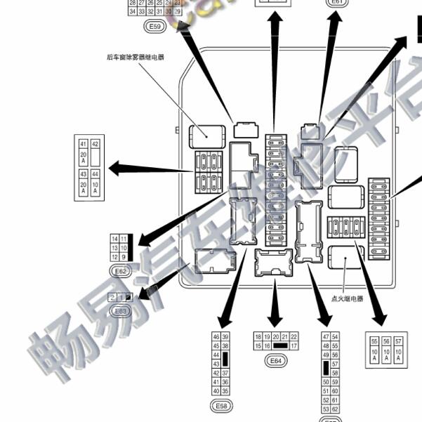 2015年日产轩逸继电器资料.