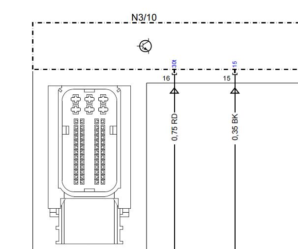 2019年奔驰A200发动机变速箱和CAN线路图