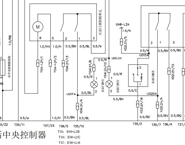 2008年中华骏捷车身电路图