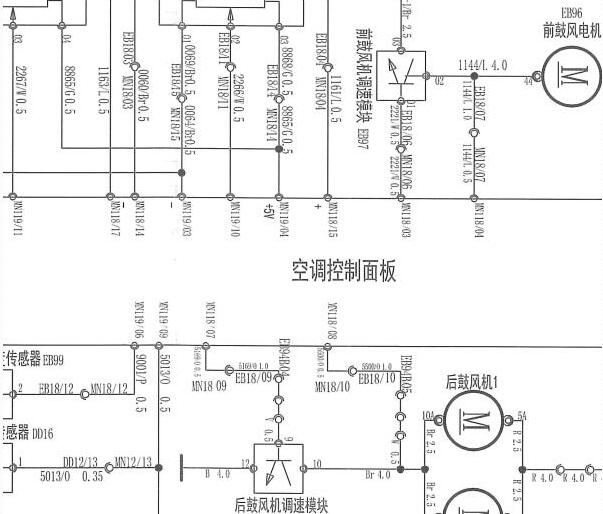 2010-2015年依维柯都灵空调电路图和保险丝继电器资料