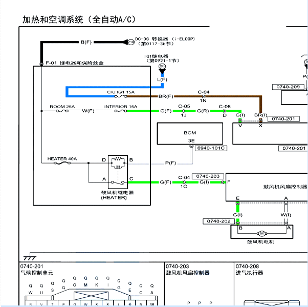 2017年马自达CX-3空调电路图