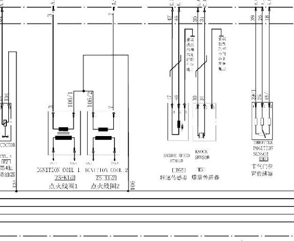 东风小康DK15发动机电路图