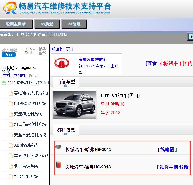 2013年哈弗H6电路图与维修手册