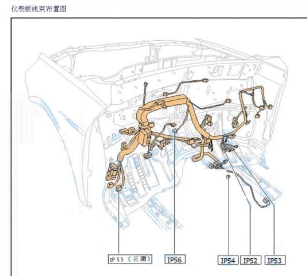 2010年吉利帝豪EC7线束布线图