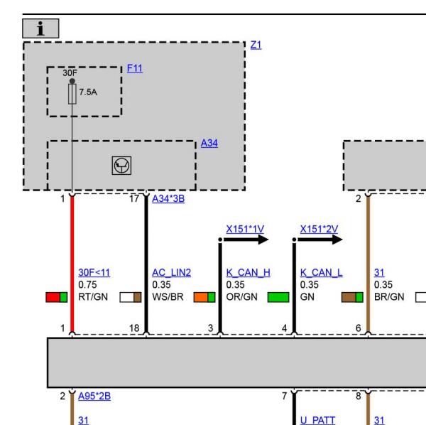 2014年宝马528i空调面板电路图