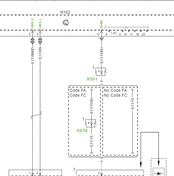 2020年奔驰C260 网络通讯电路图