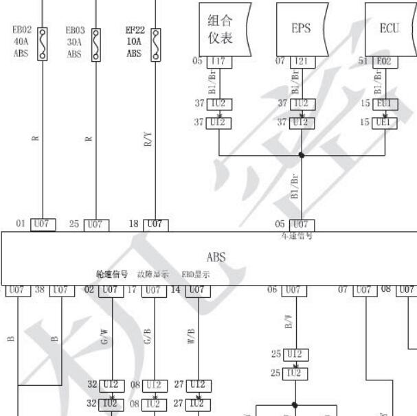 2015年幻速S2 ABS电路图