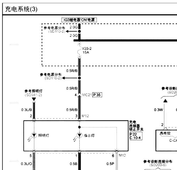 2017年华骐300E低压充电电路图