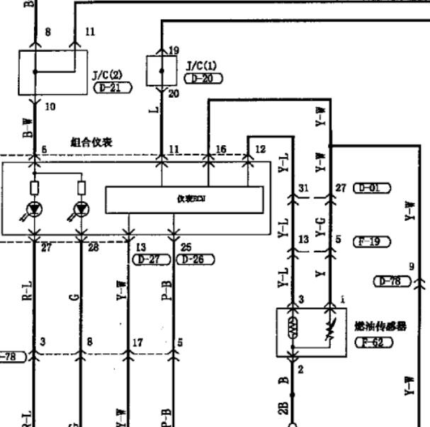4G64S4N发动机仪表电路图