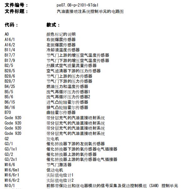 2016年奔驰E200L发动机进气凸轮轴电路图