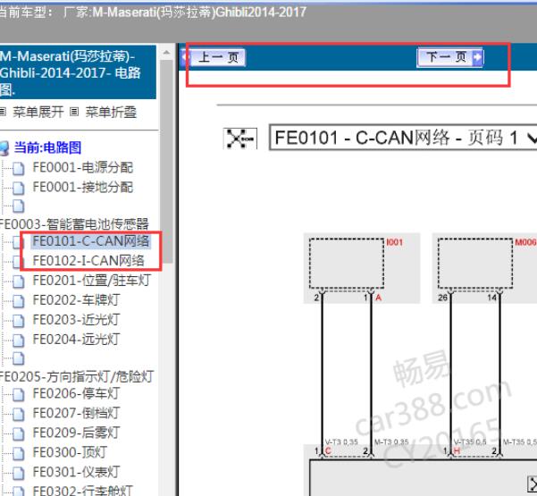 17年玛莎拉蒂吉博力网络及车身电路图