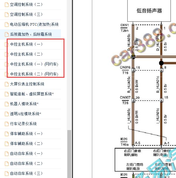 2020年哪吒U 主机电路图