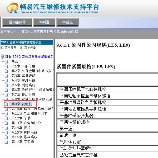 2012年雪佛兰科帕奇发动机扭矩