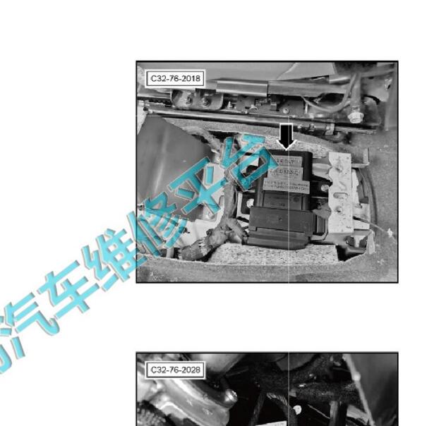 2021年北京X3 EPB手刹模块安装位置
