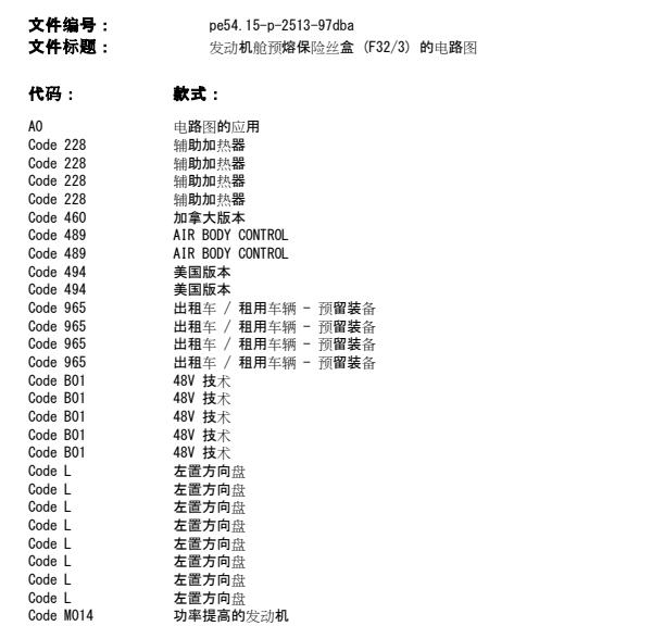 2023年奔驰E350 eL保险电路图