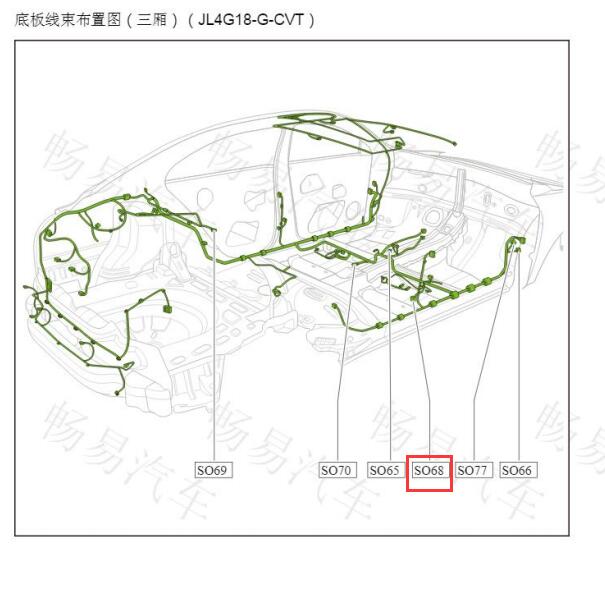 2010年吉利帝豪EC7变速箱电脑位置