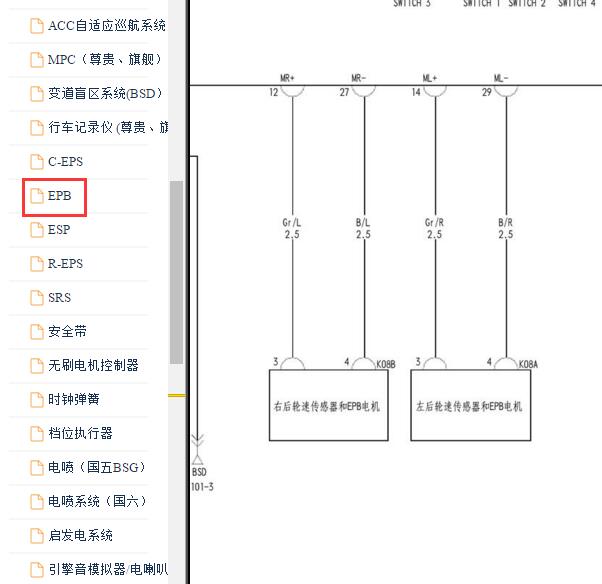 2019年比亚迪秦Pro DM ABS电路图