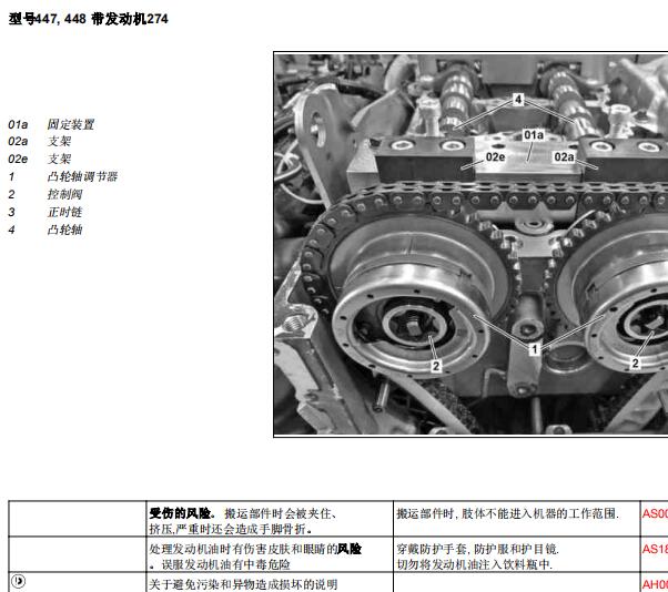 2019年奔驰威霆发动机正时资料