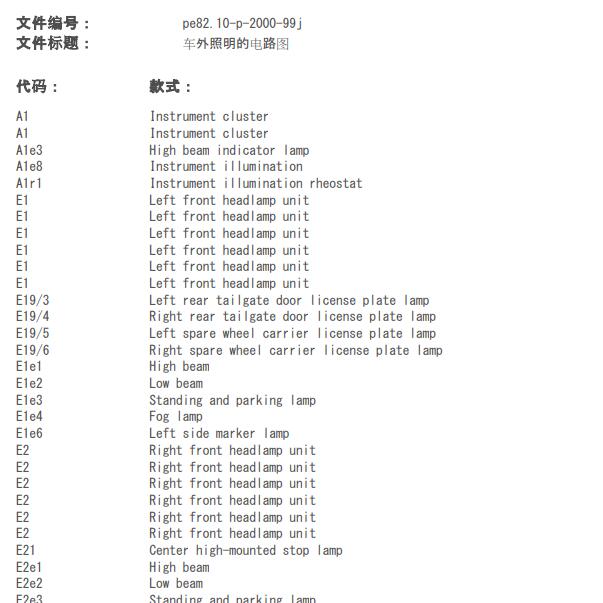 2005年奔驰ML350 大灯电路图