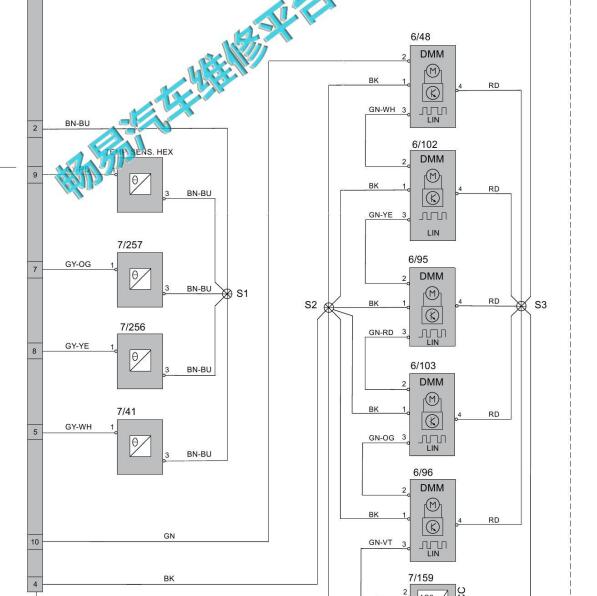 2016年沃尔沃V40空调电路图