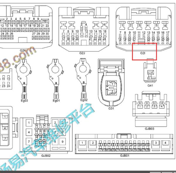 2019-2020年宋MAX G2I针脚图