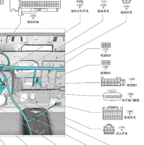 2021年奇瑞瑞虎3X收放机位置