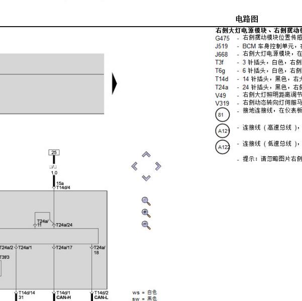 2012年斯柯达明锐灯光电路图