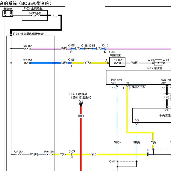 2023年马自达CX-50音响电路图和针脚图