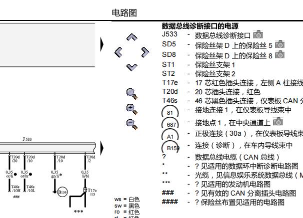 2014年奥迪A4网络通讯电路图