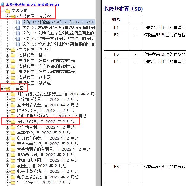 2023年大众朗逸保险说明和电路图.