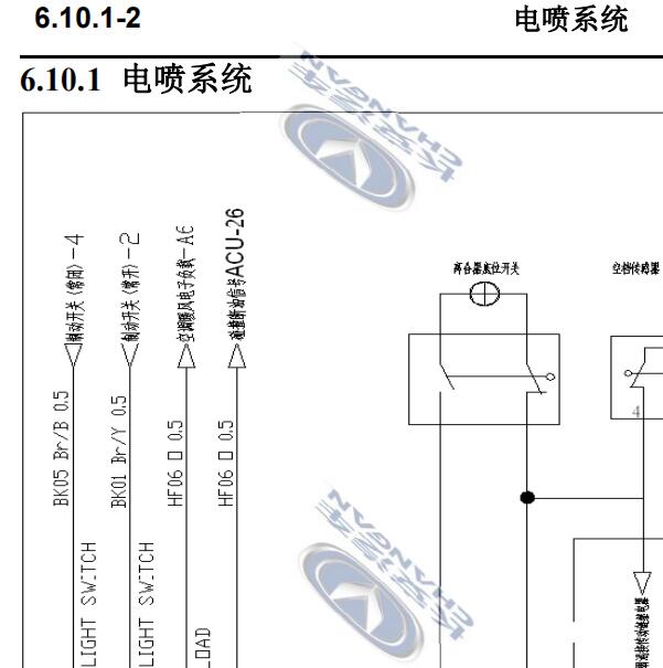 长安CS35 JL478QEE发动机电路图和针脚资料