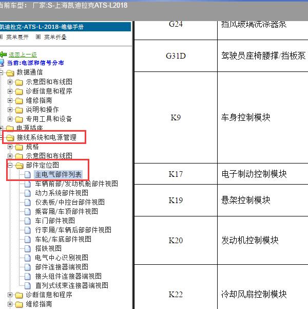 2018年上海凯迪拉克-ATS-L 发动机模块位置
