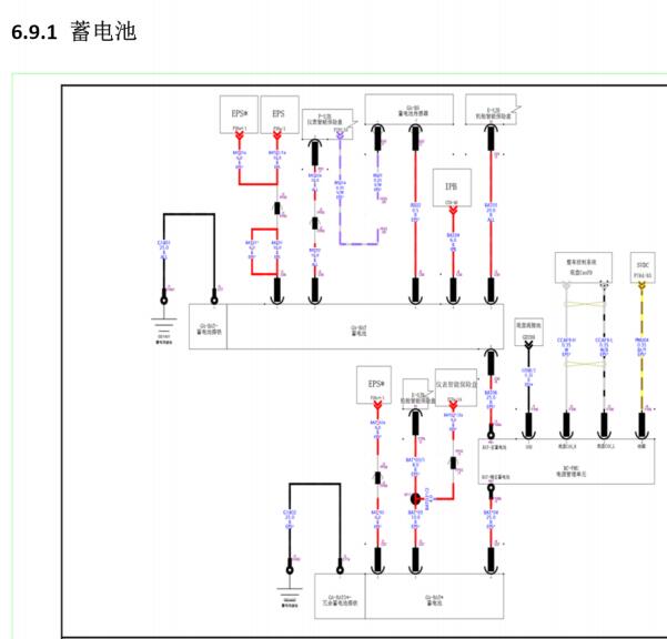 2022年长安深蓝SL03BMS电池电路图