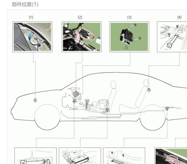 2014年现代雅科仕智能钥匙模块维修手册