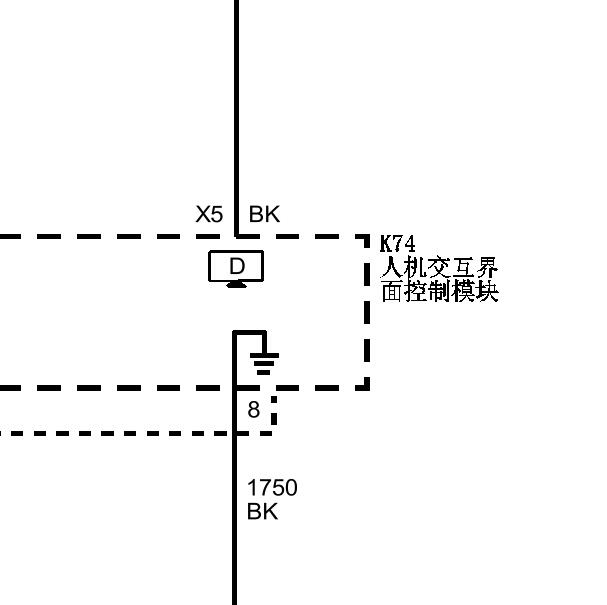 2014年凯迪拉克SRX人机交互模块电路图