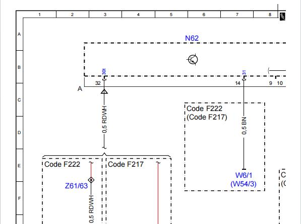 2020年奔驰S450L 驻车辅助电路图